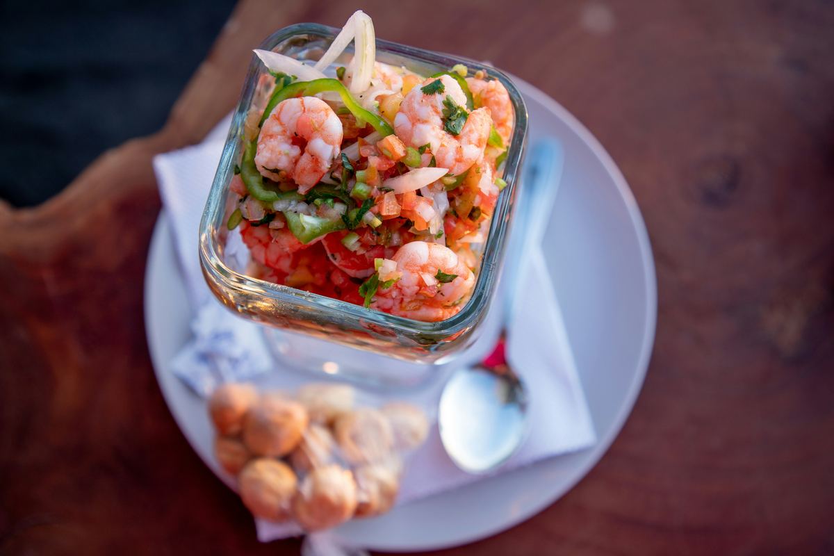 Ceviche de camarón