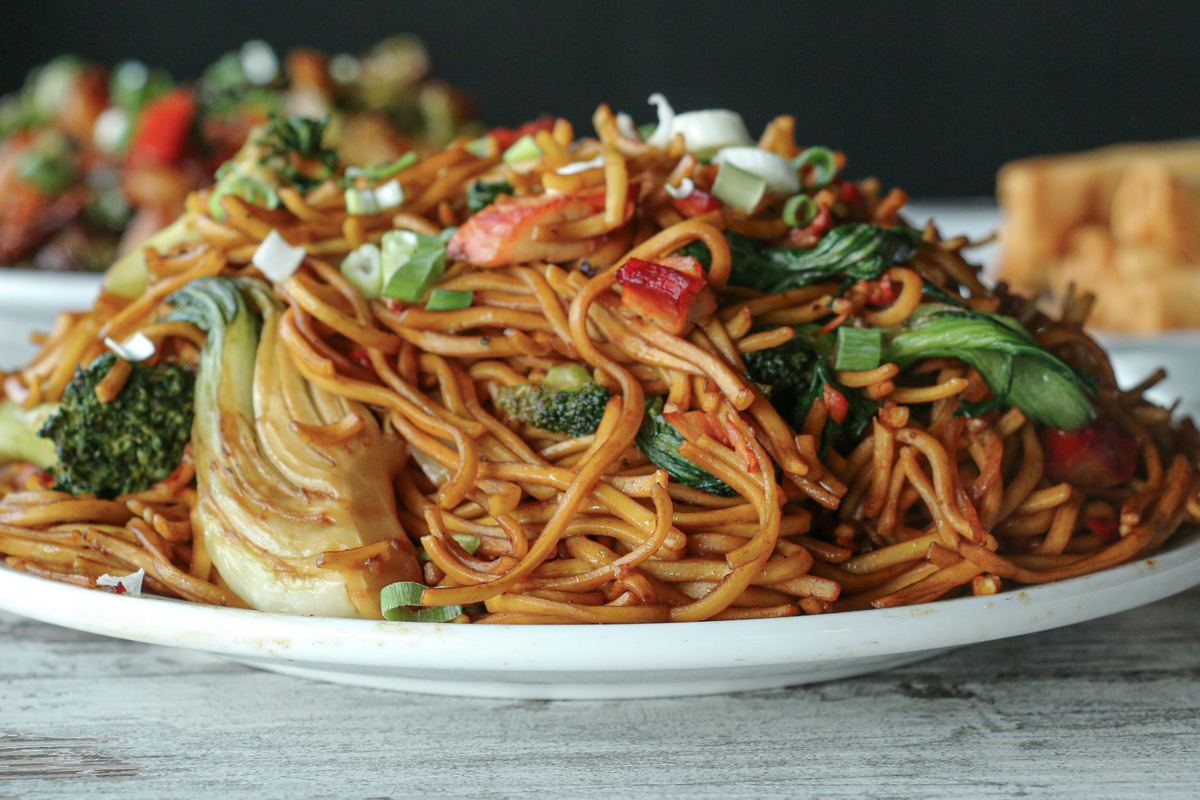 Chow mein guatemalteco